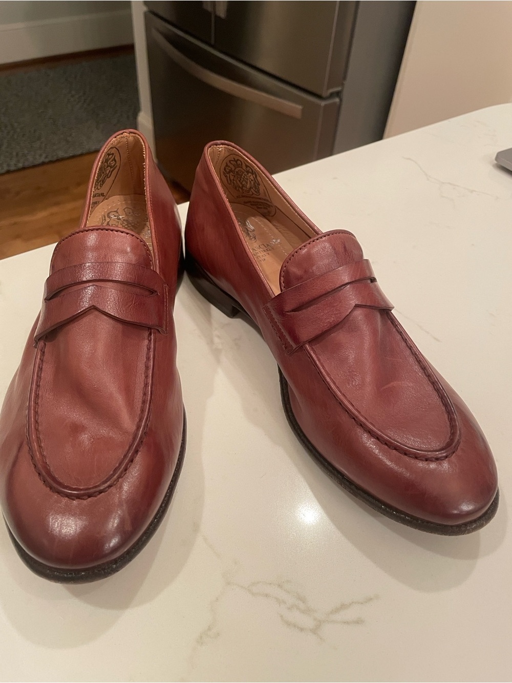 Alberto Fasciani saddle brown loafer sz 37.5